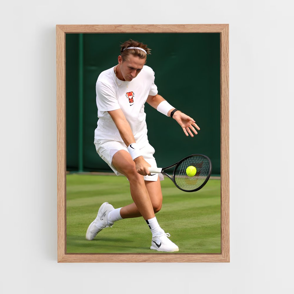Poster Ace de Seb – affiche Tennis (vue 4)